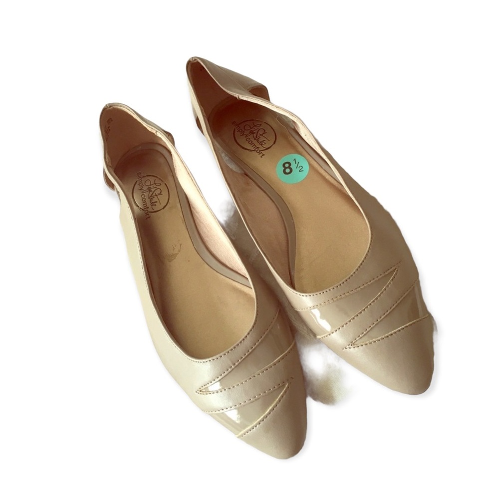 Beige Slip Ons